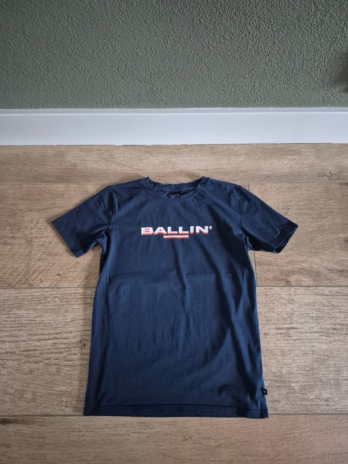 T-shirt Ballin Amsterdam, blauw, maat 164, Ophalen of Verzenden, Zo goed als nieuw, Shirt of Longsleeve, Ballin Amsterdam