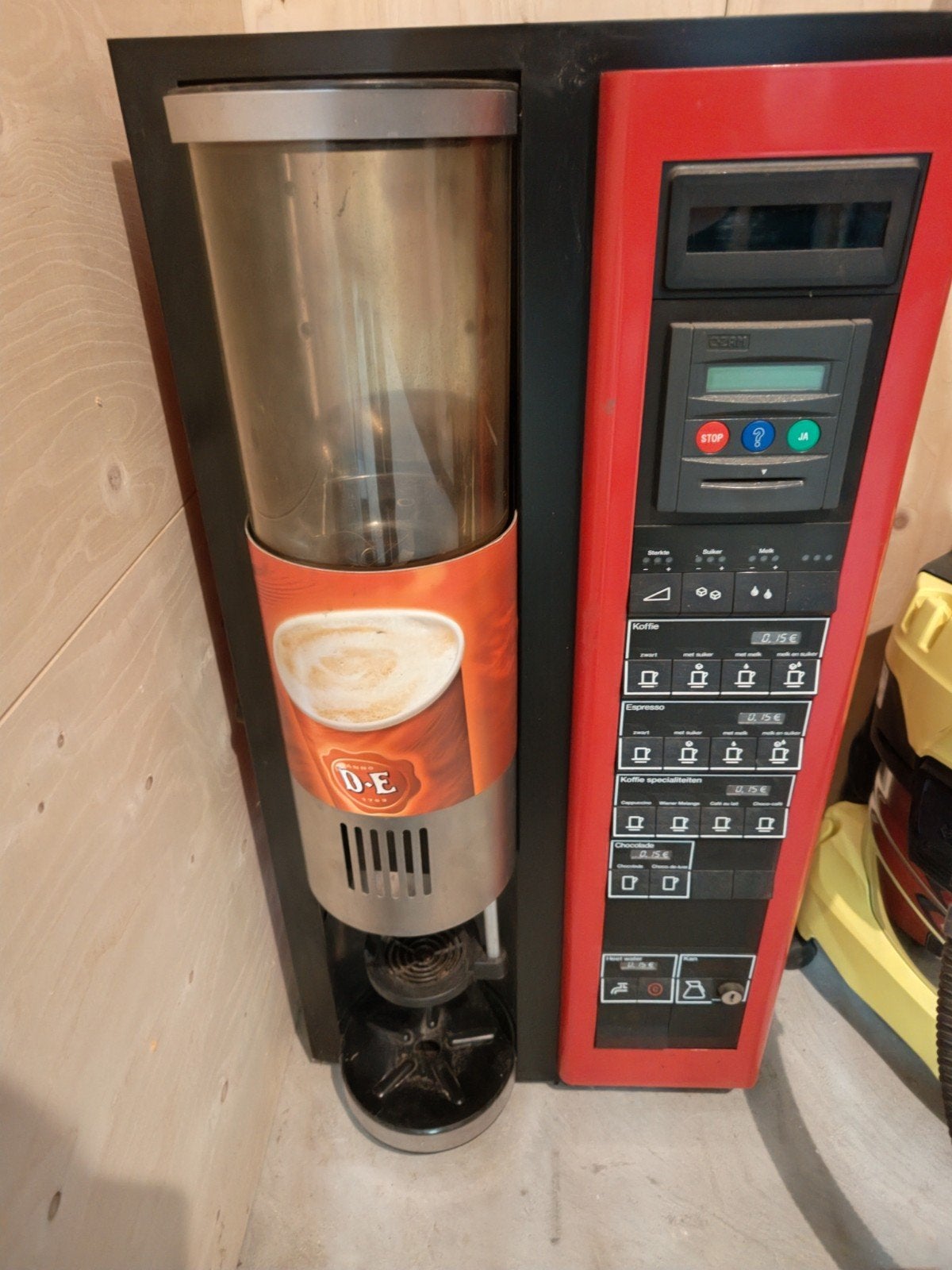 Oud Douwe Egberts Koffieapparaat - Vending Machine, Witgoed en Apparatuur, Koffiezetapparaten, Gebruikt, Koffiebonen, Overige typen