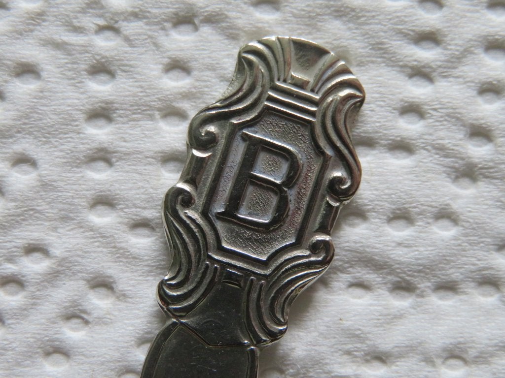 Lepeltje Letter B, Ophalen of Verzenden, Zo goed als nieuw, Overige materialen, Bestek