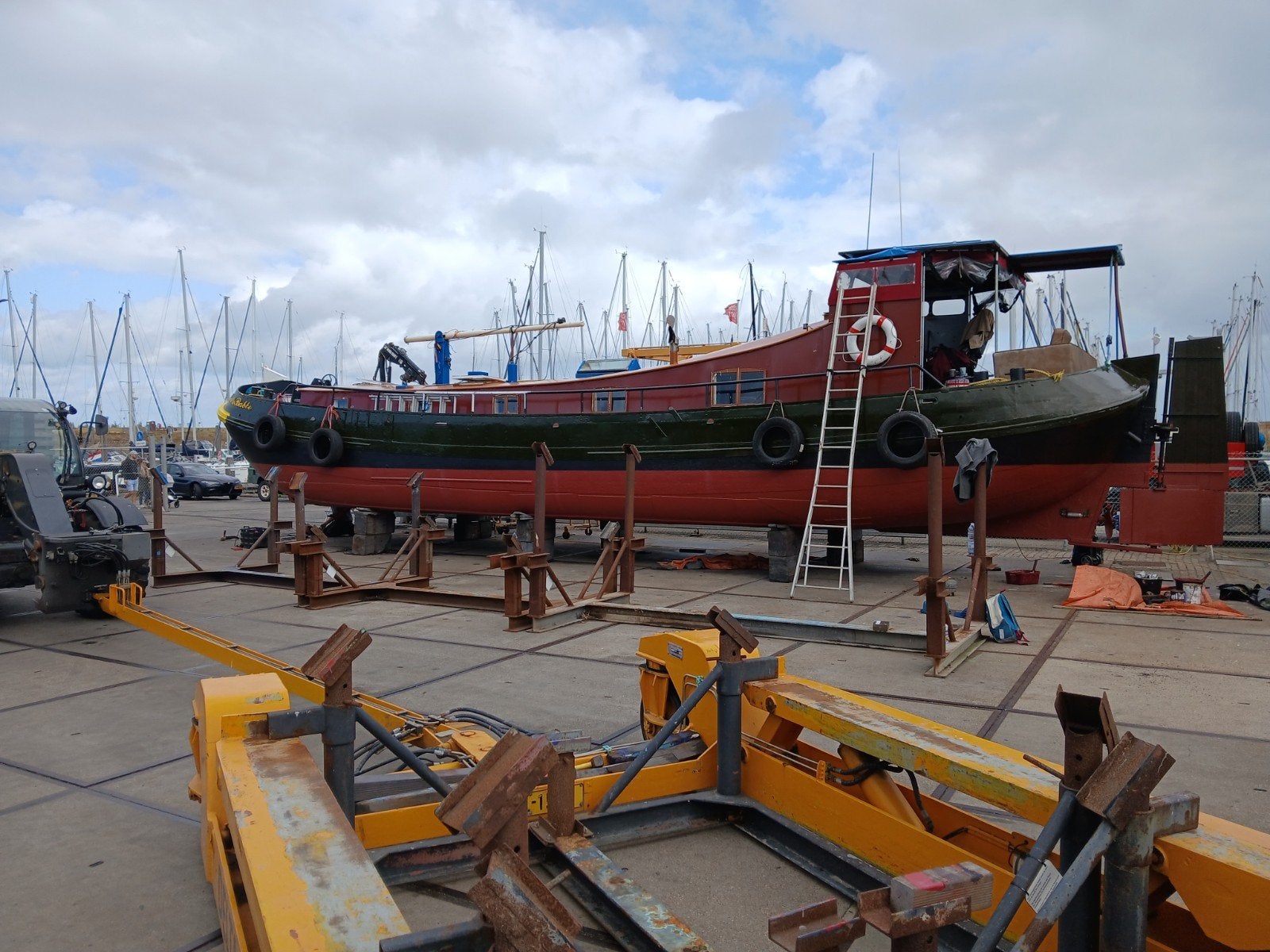 woonschip tjalk bolpraam 18 meter