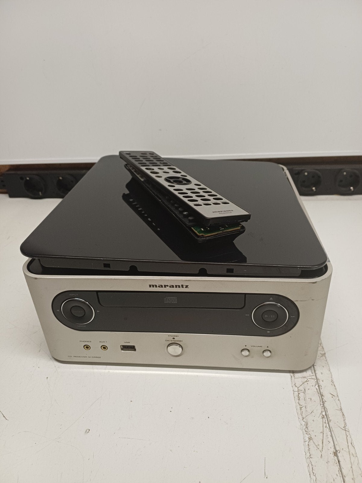 Marantz M-CR502 CD Receiver - Onderdelen (werking onbekend), Ophalen of Verzenden, Niet werkend, Marantz, Met radio