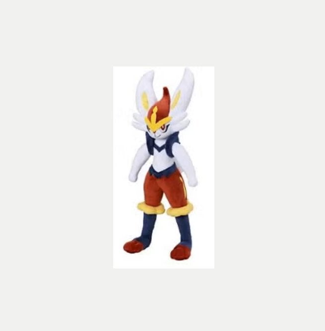 Pokemon grote knuffel Cinderace (40cm), Ophalen of Verzenden, Nieuw, Overige typen