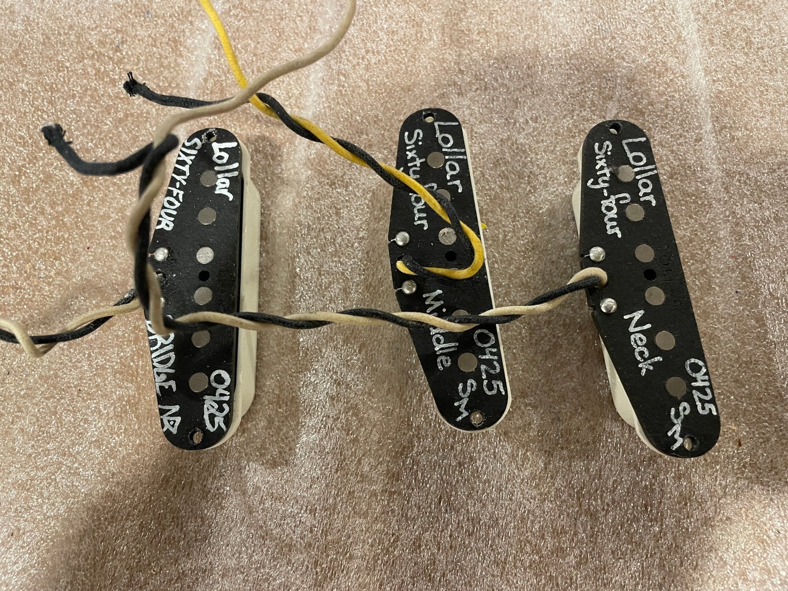 Lollar 64 strat set (blackface), Ophalen of Verzenden, Zo goed als nieuw, Elektrische gitaar