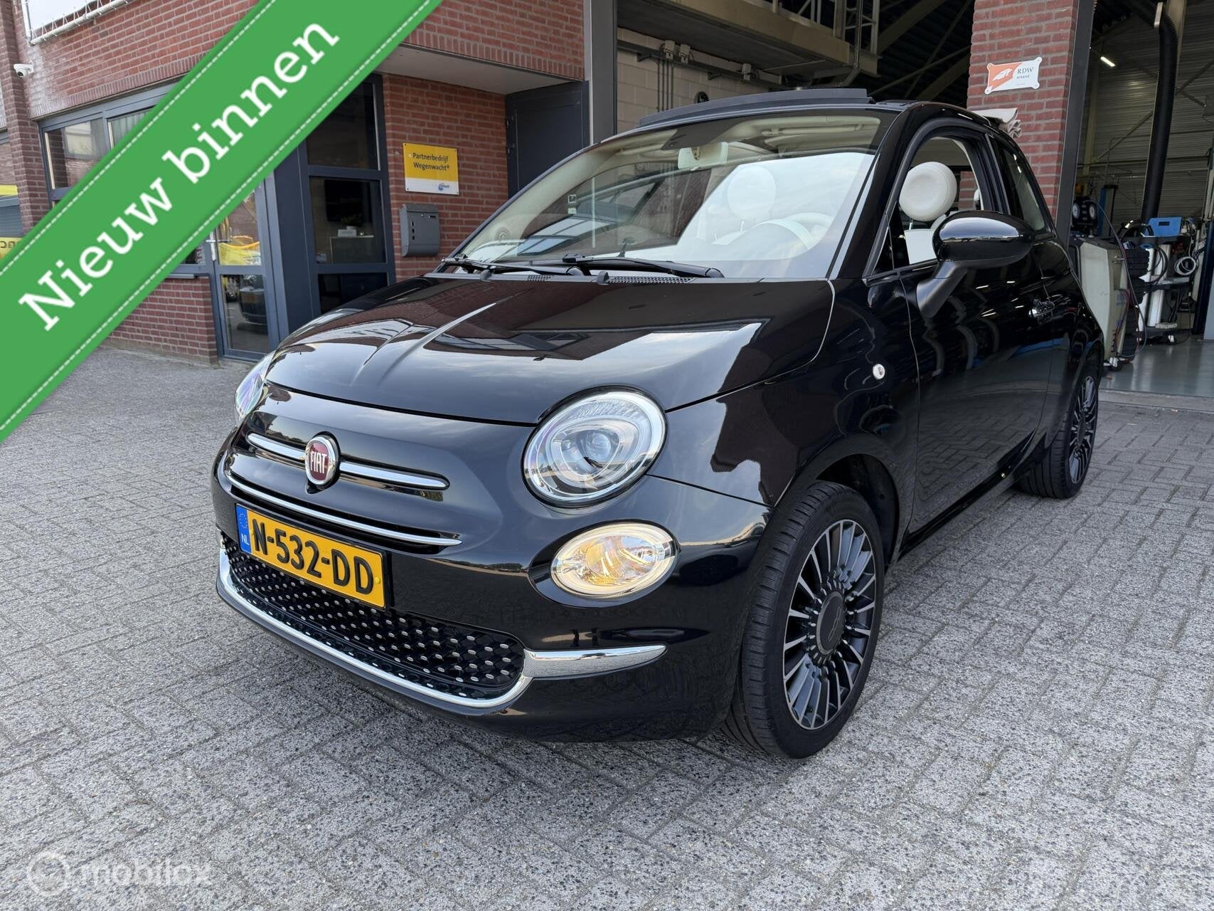 Fiat 500 C 1.2 Lounge CABRIO*AIRCO*CRUISE*PDC*, Voorwielaandrijving, Gebruikt, 4 cilinders, Cabriolet