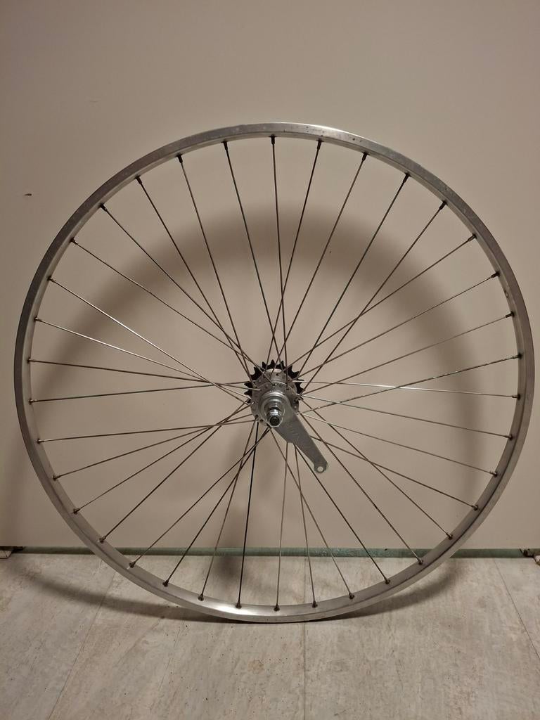 28 inch achterwiel met terugtraprem voor stads/racefiets, Fietsen en Brommers, Fietsonderdelen, Ophalen, Stadsfiets, Wiel