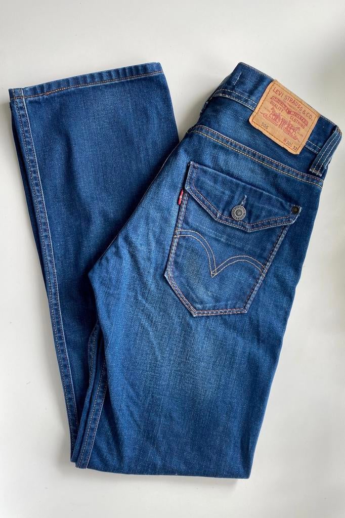Vintage Levi’s jeans met rechte pijpen W30 L32 Y2k, Kleding | Heren, Spijkerbroeken en Jeans, Ophalen of Verzenden, Nieuw, Blauw