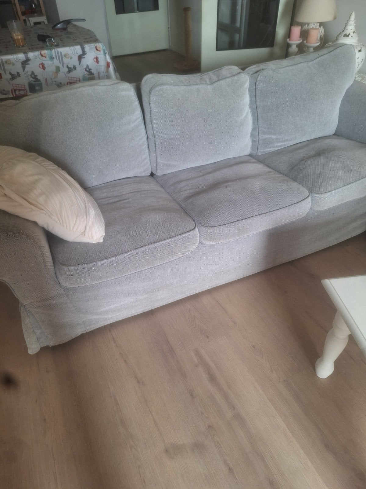 Ikea ektorp 3 zits bank Gratis ophalen, Ophalen, Gebruikt, Tweepersoons, 75 tot 100 cm