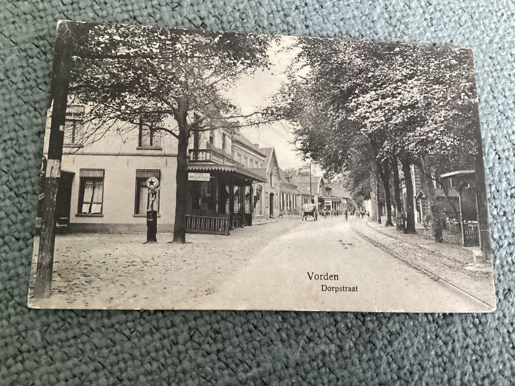 Vorden. ( Benzinepomp Caltex.), Ophalen of Verzenden, 1920 tot 1940, Gelopen, Gelderland