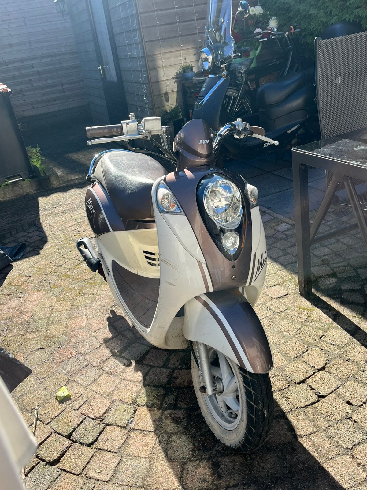 Sym Mio 50cc scooter, Fietsen en Brommers, Mio, Gebruikt, Maximaal 45 km/u, Ophalen of Verzenden