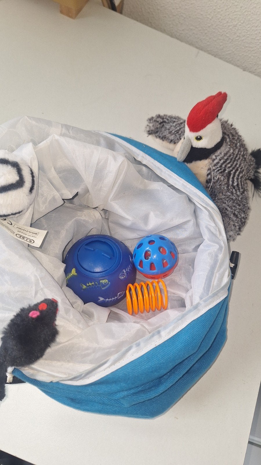 Kattenspeelgoed met tunneltje en bewegende vogel, Dieren en Toebehoren, Ophalen
