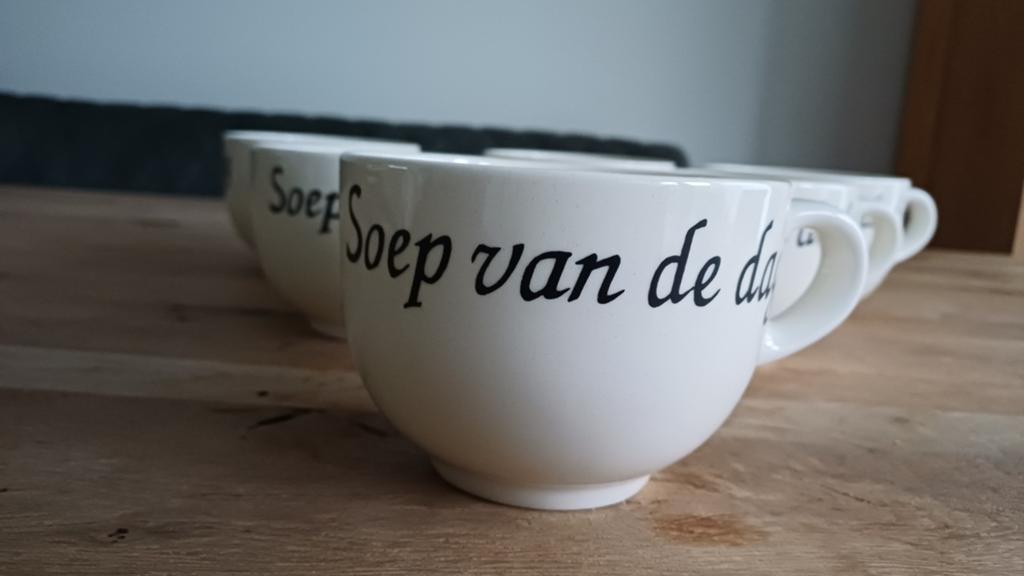 Soepkommen 6 stuks, Ophalen, Zo goed als nieuw, Kom(men), Overige stijlen