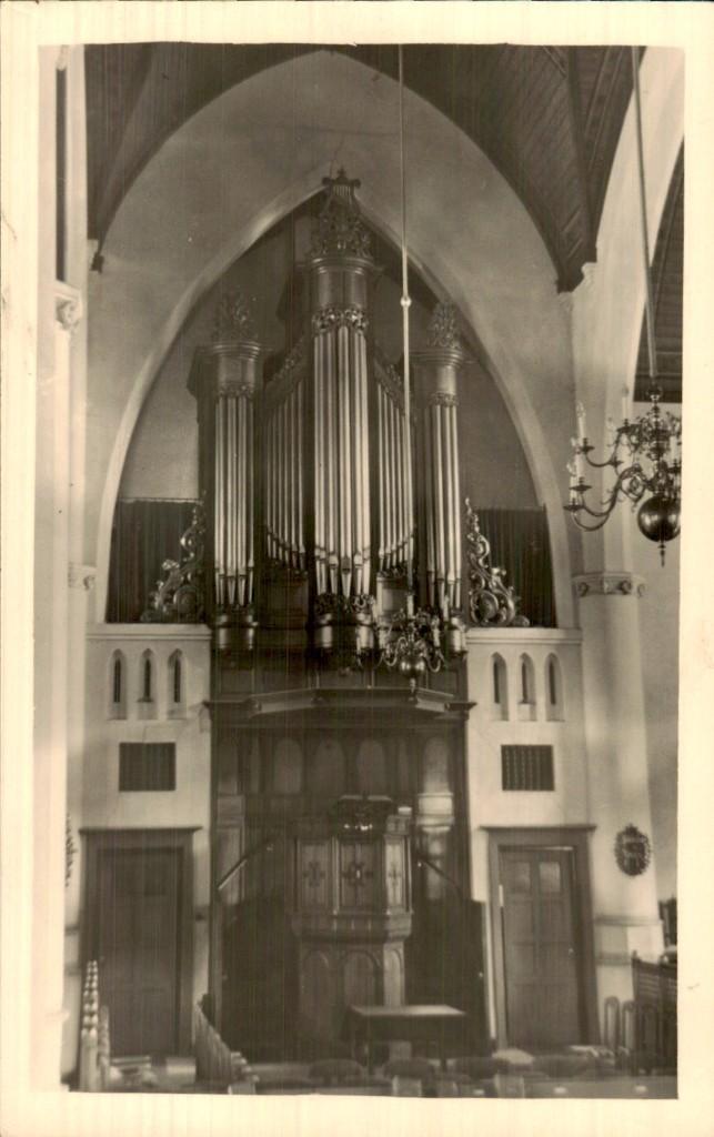 Kerkorgel - Interieur met preekstoel, Ophalen of Verzenden, 1940 tot 1960, Gelopen, Noord-Brabant