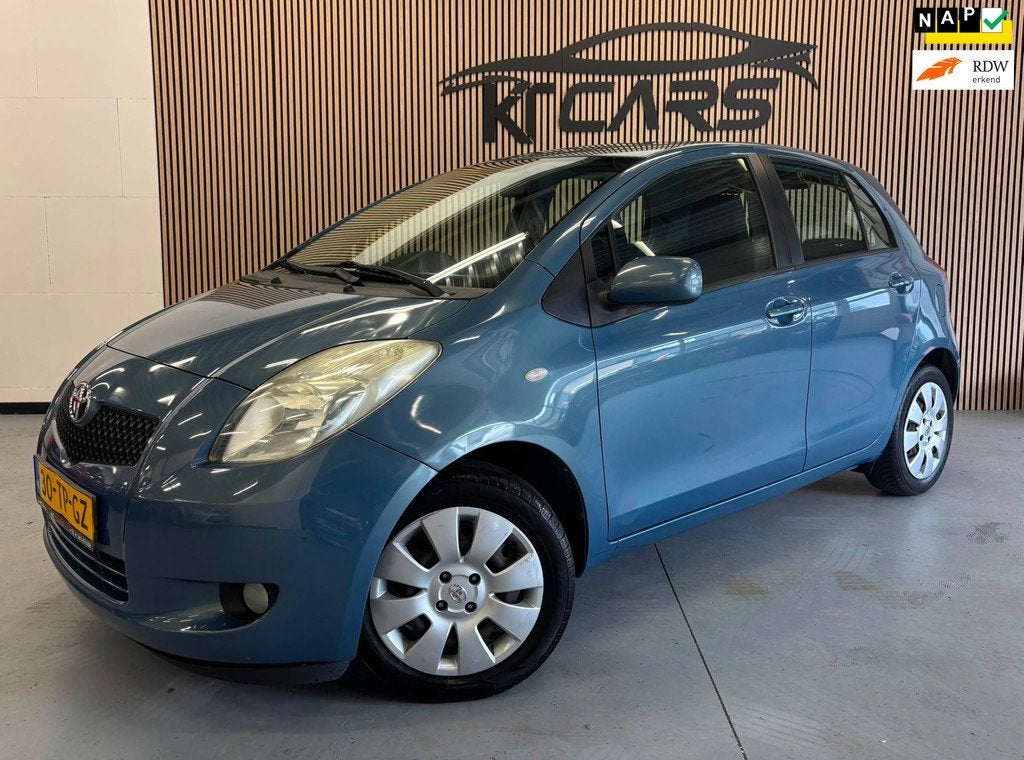 Toyota Yaris 1.3 VVTi Sol MMT|Automaat|Airco|NAP|EL Ramen|Ra, 750 kg, 4 cilinders, Blauw, Origineel Nederlands