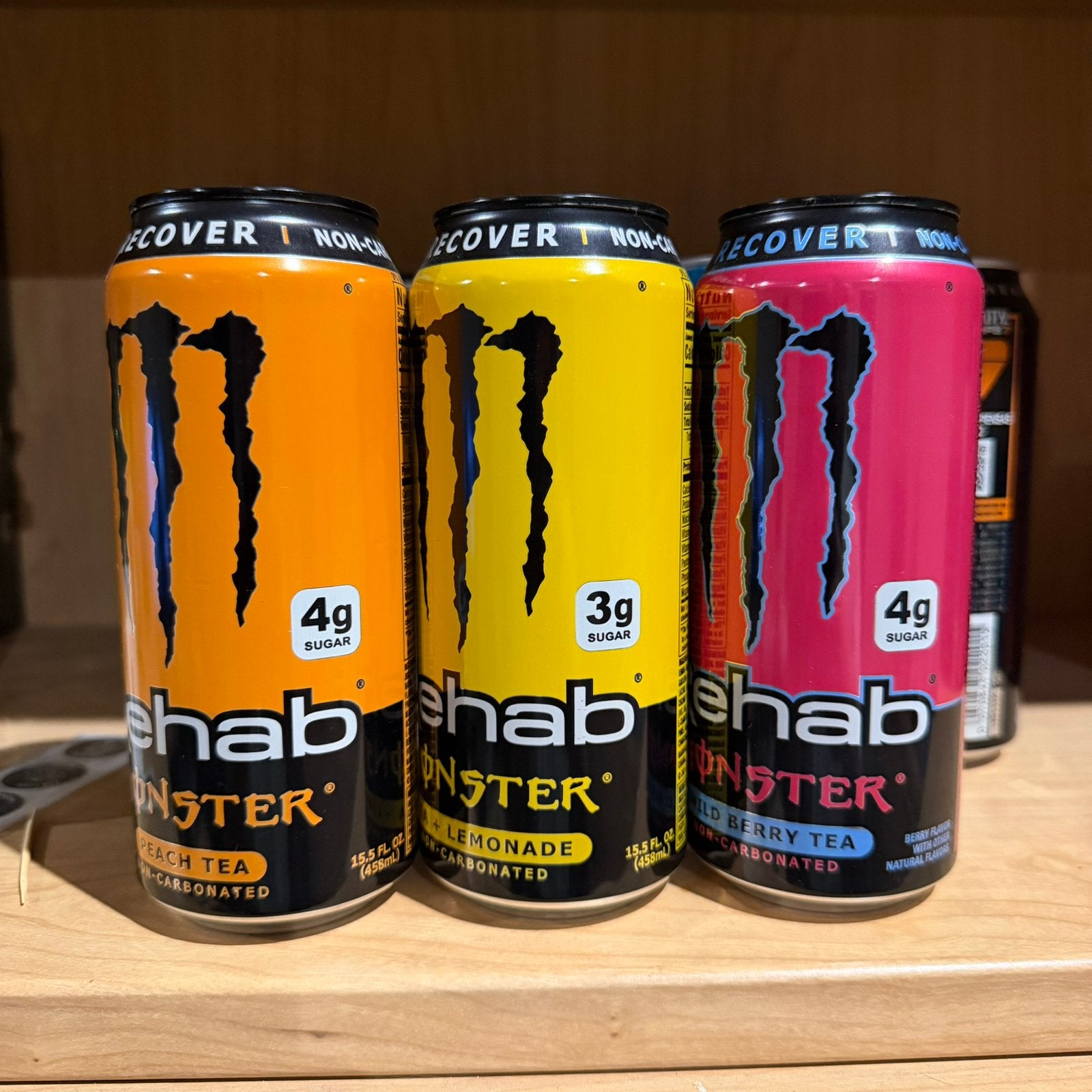 Monster Energy FULL usa set rehab new prints 473ml, Ophalen, Zo goed als nieuw, Overige