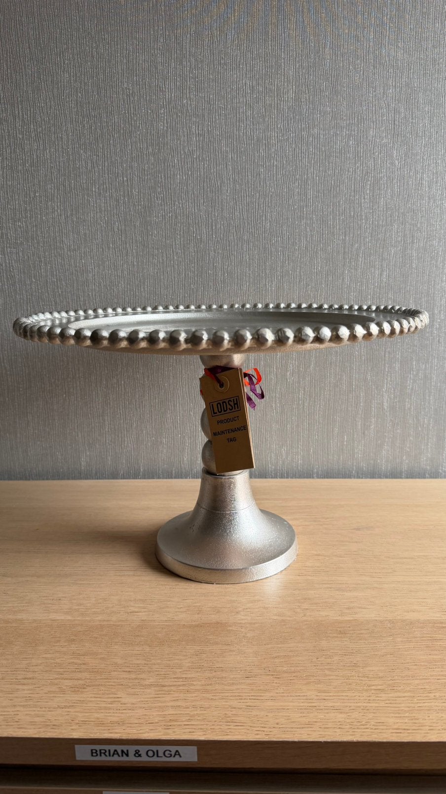 Decoratieschaal, fruitschaal,  kaarsen schaal LODSH, Overige materialen, Schaal, Rond, Ophalen of Verzenden