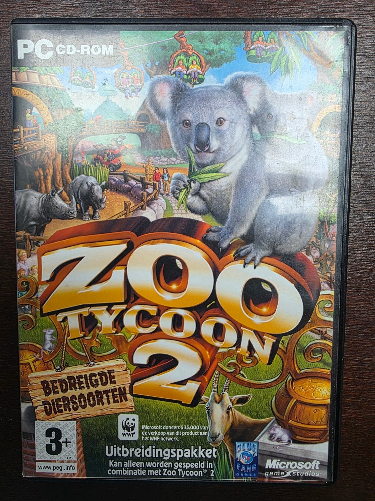Pc game Zoo Tycoon 2 bedreigde diersoorten

Boek in een goed, 1 speler, Ophalen of Verzenden, Zo goed als nieuw, Vanaf 3 jaar