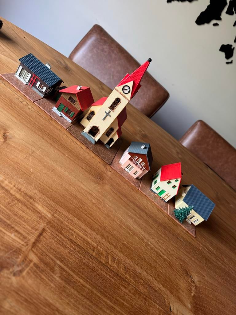 KleinBahn H0 Gebouwen Set - Oostenrijks merk, Hobby en Vrije tijd, Modeltreinen | H0, Overige merken, Gebruikt, Gelijkstroom of Wisselstroom