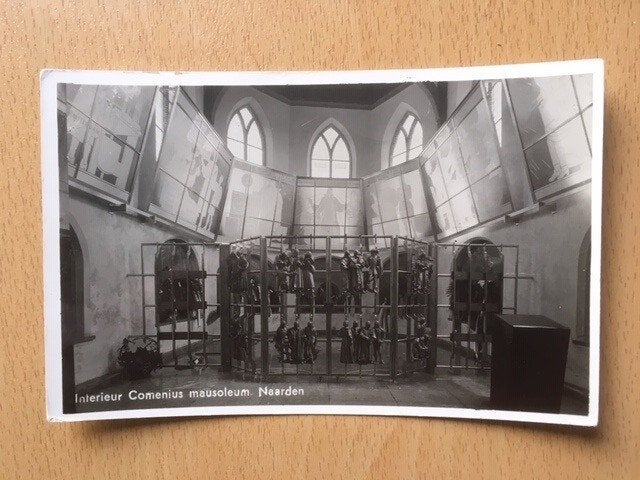 Naarden - Interieur Comenius Mausoleum, Verzenden, 1940 tot 1960, Ongelopen, Noord-Holland