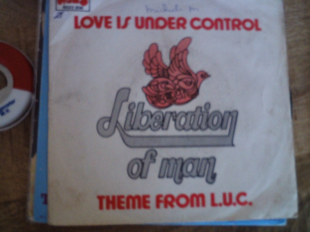 Liberation of Man - Love is Under Control  30jul, 7 inch, Ophalen of Verzenden, Zo goed als nieuw, Pop