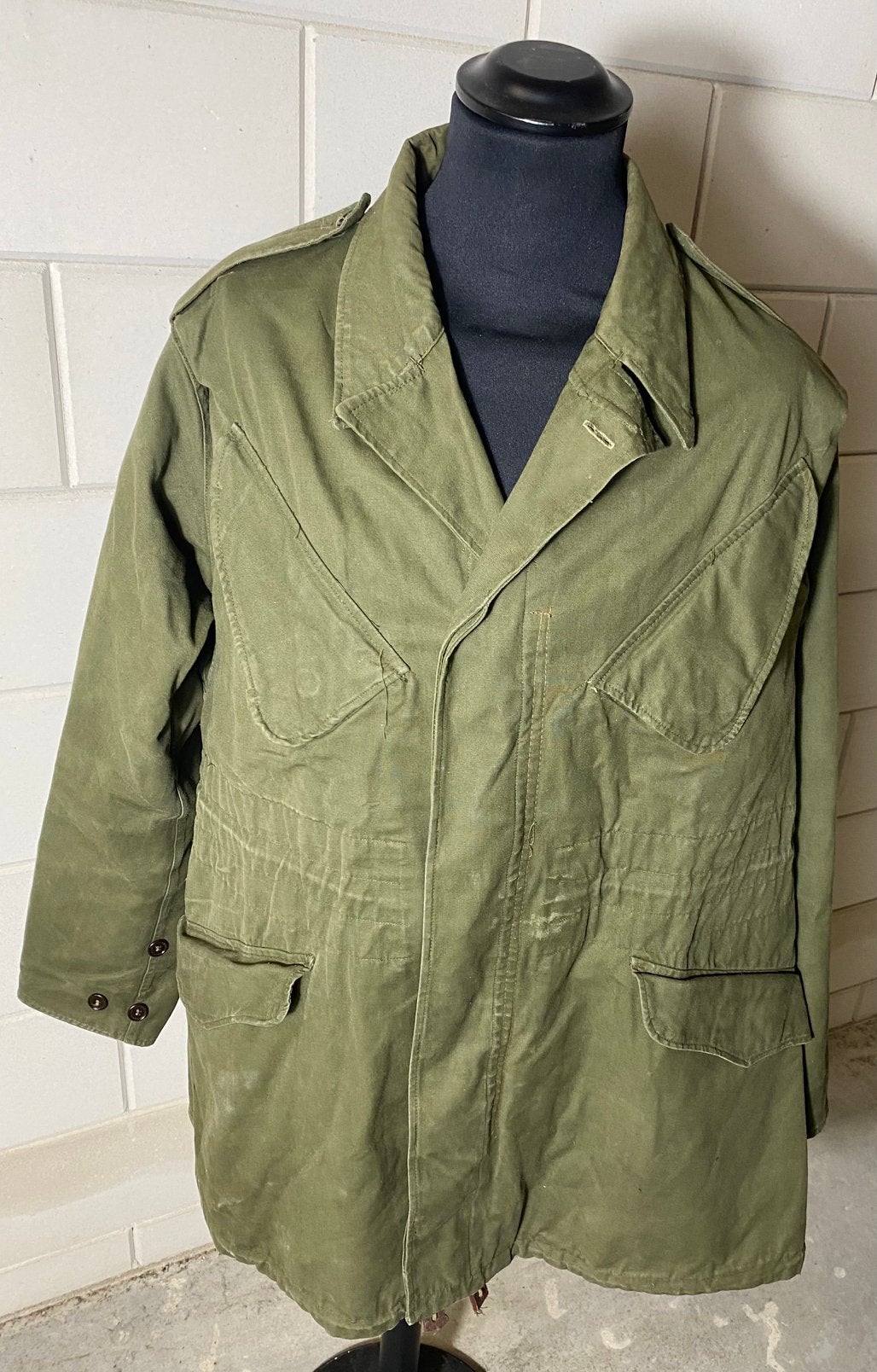 Nederlandse gevechtsjas - 1956, Ophalen of Verzenden, Zo goed als nieuw, Maat 46/48 (XL) of groter
