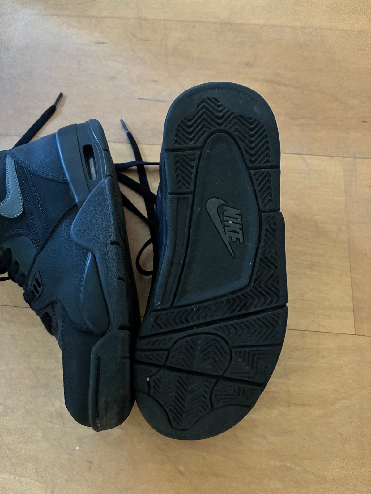Nike Air Flight Sportschoenen Zwart Maat 38, Ophalen of Verzenden, Gebruikt, Jongen of Meisje, Sportschoenen