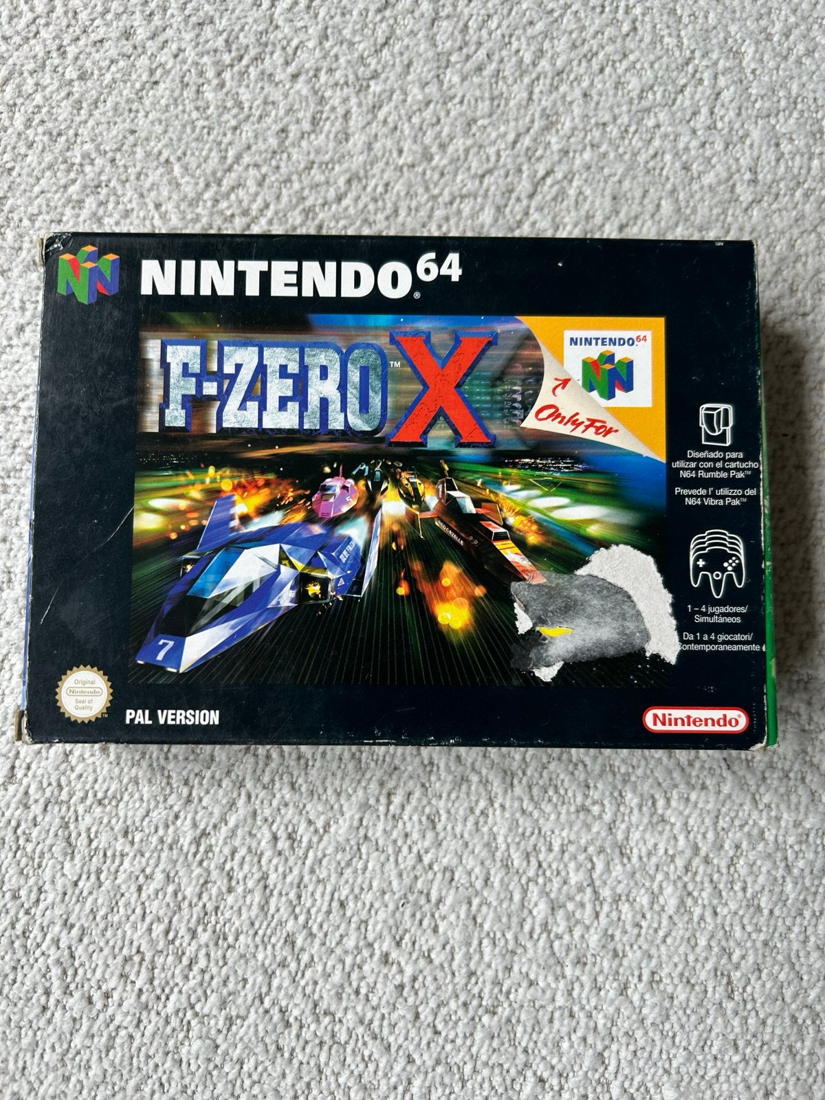 F-Zero X N64 - Klassieke race-actie voor Nintendo 64, Spelcomputers en Games, Games | Nintendo 64, Gebruikt, Racen en Vliegen