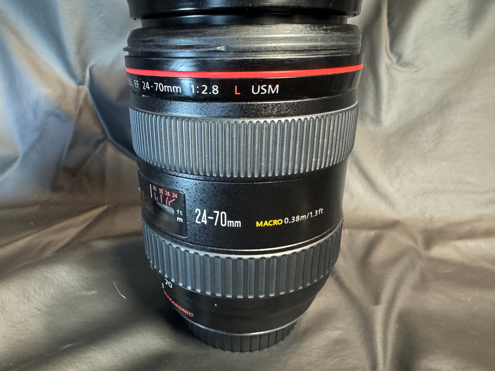 Canon EF 24-70mm f/2.8 L USM Zoomlens - Gebruikt, Gebruikt, Canon, Autofocus, Ophalen of Verzenden
