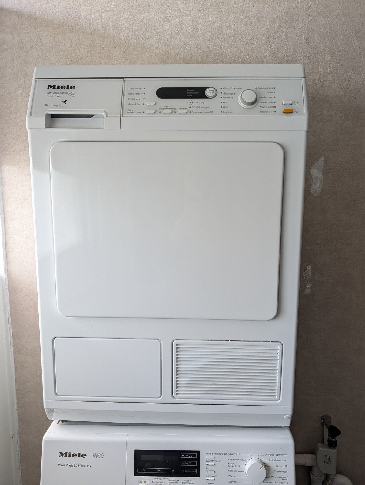 Miele warmtepompdroger, Ophalen, 6 tot 8 kg, Gebruikt, Overige typen