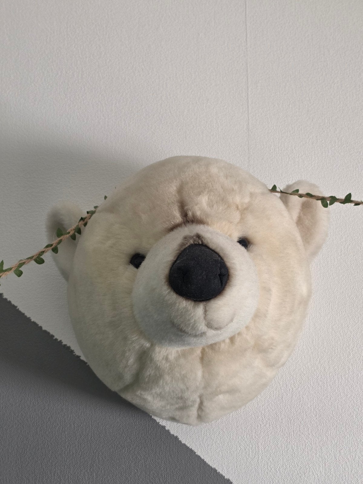 4 Dierenhoofden: Tijger, Neushoorn, IJsbeer, Zebra, Huis en Inrichting, Woonaccessoires | Overige, Gebruikt, Meerkleurig, Overige stijlen