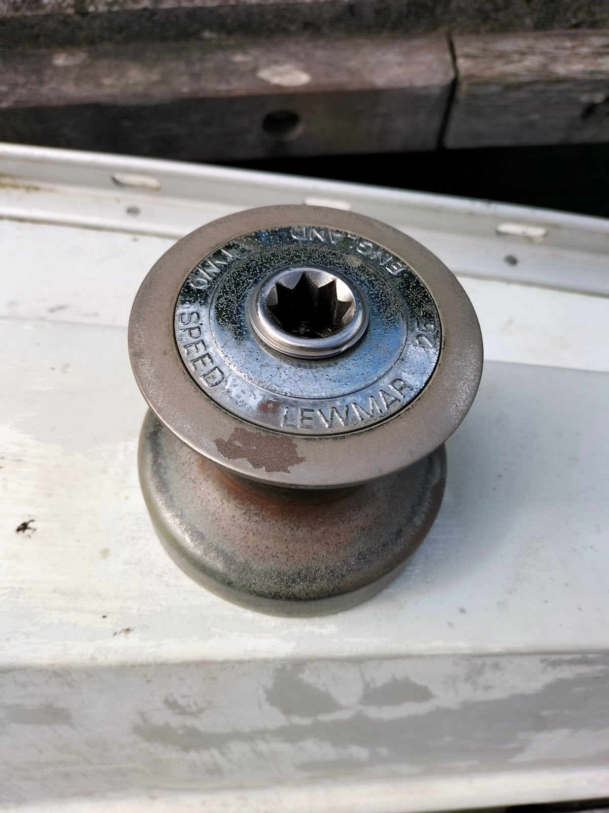 5x Lewmar zeillieren, Ophalen of Verzenden, Dekbeslag, Zeilboot