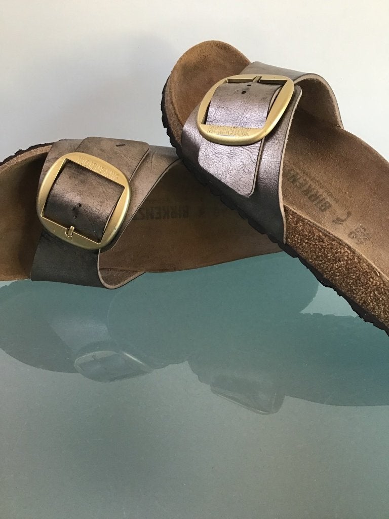 Birkenstock 40 slippers Madrid Big Buckle | Gratis verzenden, Kleding | Dames, Schoenen, Slippers, Overige kleuren, Verzenden