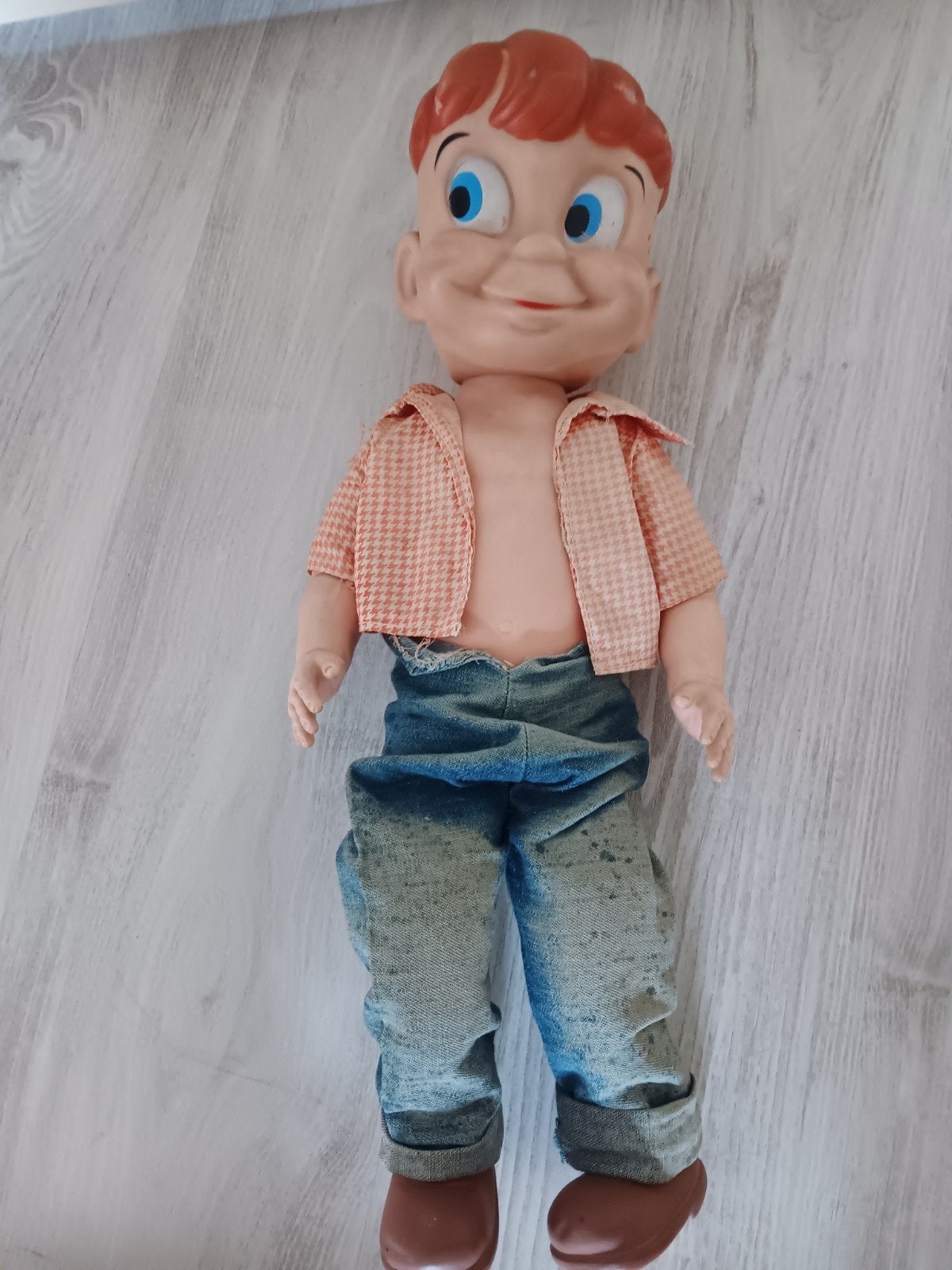 Vintage 1954 Little Max Doll Toy Doll Joe Palooka Lil Abner, Verzamelen, Poppen, Ophalen of Verzenden, Pop