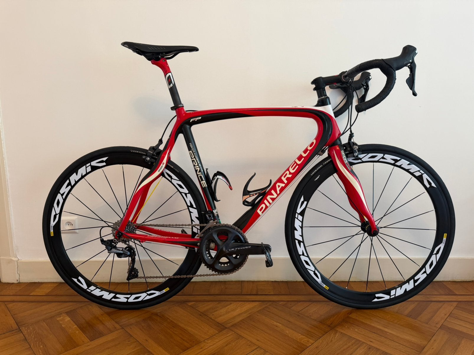 Pinarello Prince Carbon 59.5 Shimano Ultegra 11s, Fietsen en Brommers, 28 inch, Gebruikt, Carbon, 57 tot 61 cm