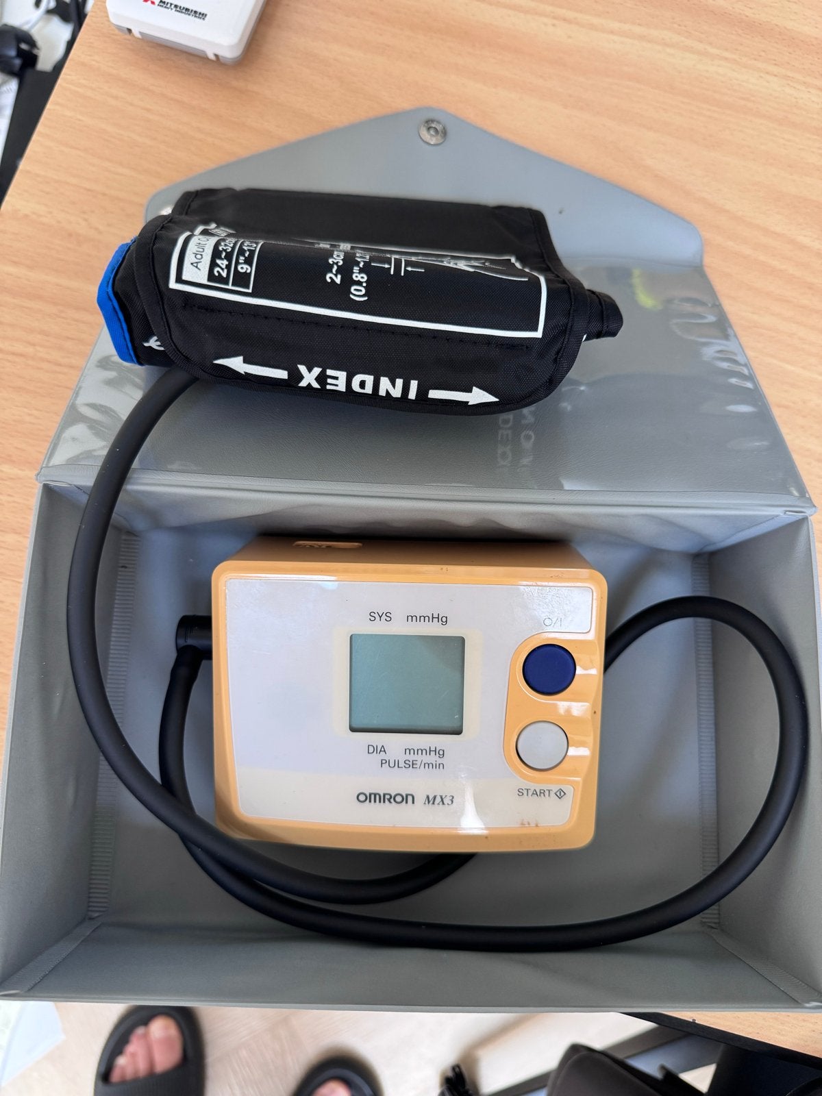 Omron MX3 Hartslagmeter in doos - Goede staat, Ophalen of Verzenden, Gebruikt, Overige merken