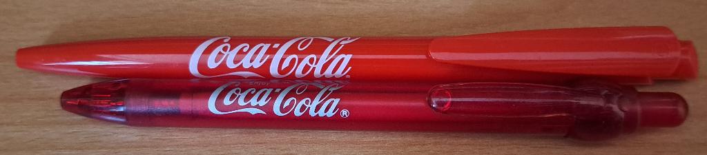 2x Coca Cola pen, Ophalen of Verzenden, Gebruikt, Gebruiksvoorwerp