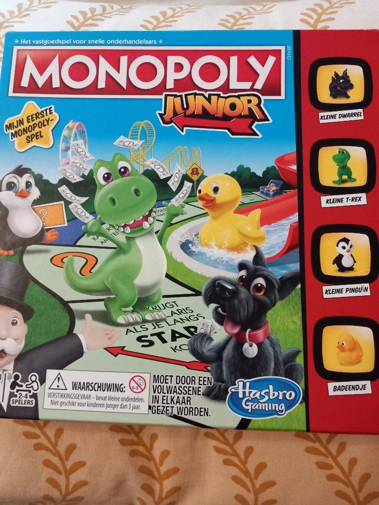 Junior monopolie, Ophalen, Zo goed als nieuw, Hasbro