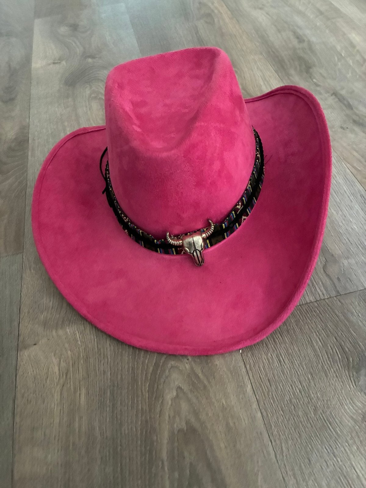 Mooie cowboyhoed, Kleding | Dames, Hoeden en Petten, Ophalen, Zo goed als nieuw, One size fits all