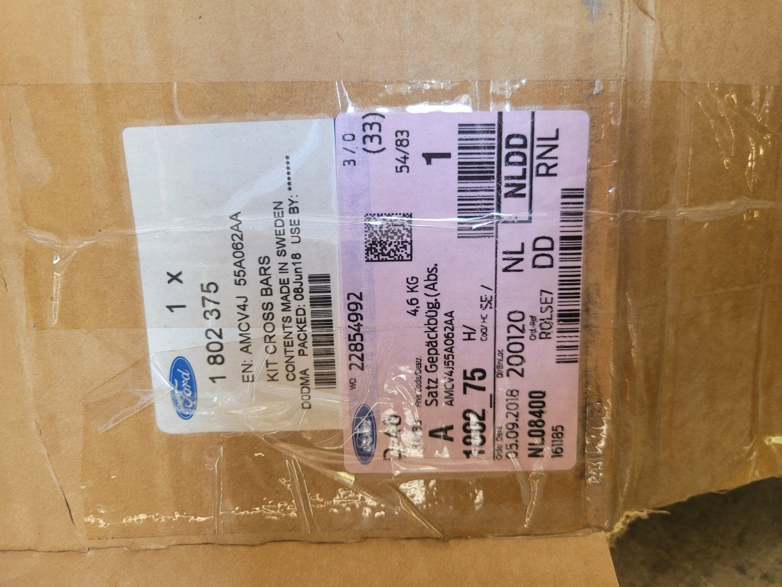 Originele Ford dakdragers Kuga 2017, Ophalen, Nieuw, Ford