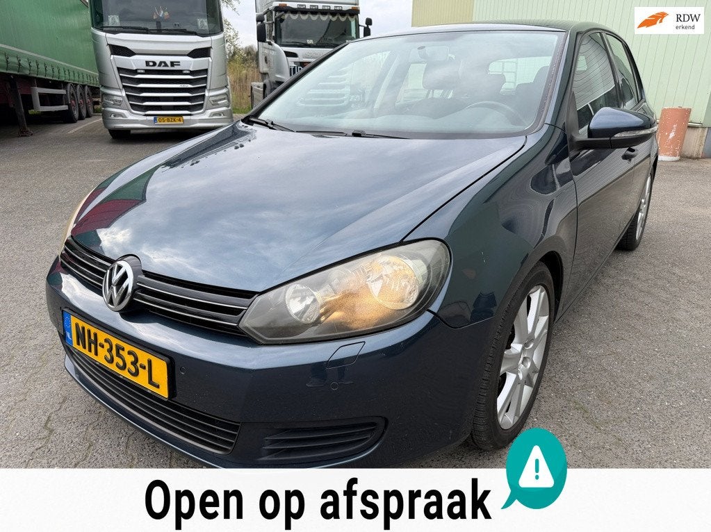 Volkswagen Golf 1.4 TSI Highline Trekhaak, Auto's, Volkswagen, Euro 5, Stof, Gebruikt, Zwart