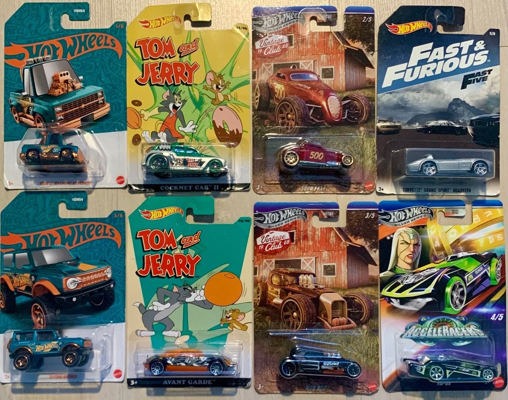 8 Hot Wheels Long Cards [Nieuw], Ophalen of Verzenden, Nieuw