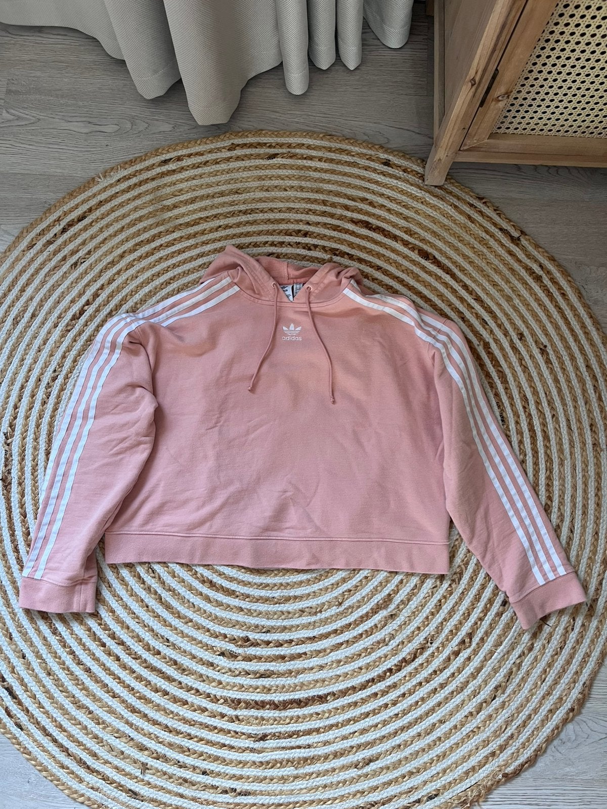 Adidas hoodie hoody sweater trui zalm licht roze maat M, Kleding | Dames, Truien en Vesten, Ophalen of Verzenden, Zo goed als nieuw