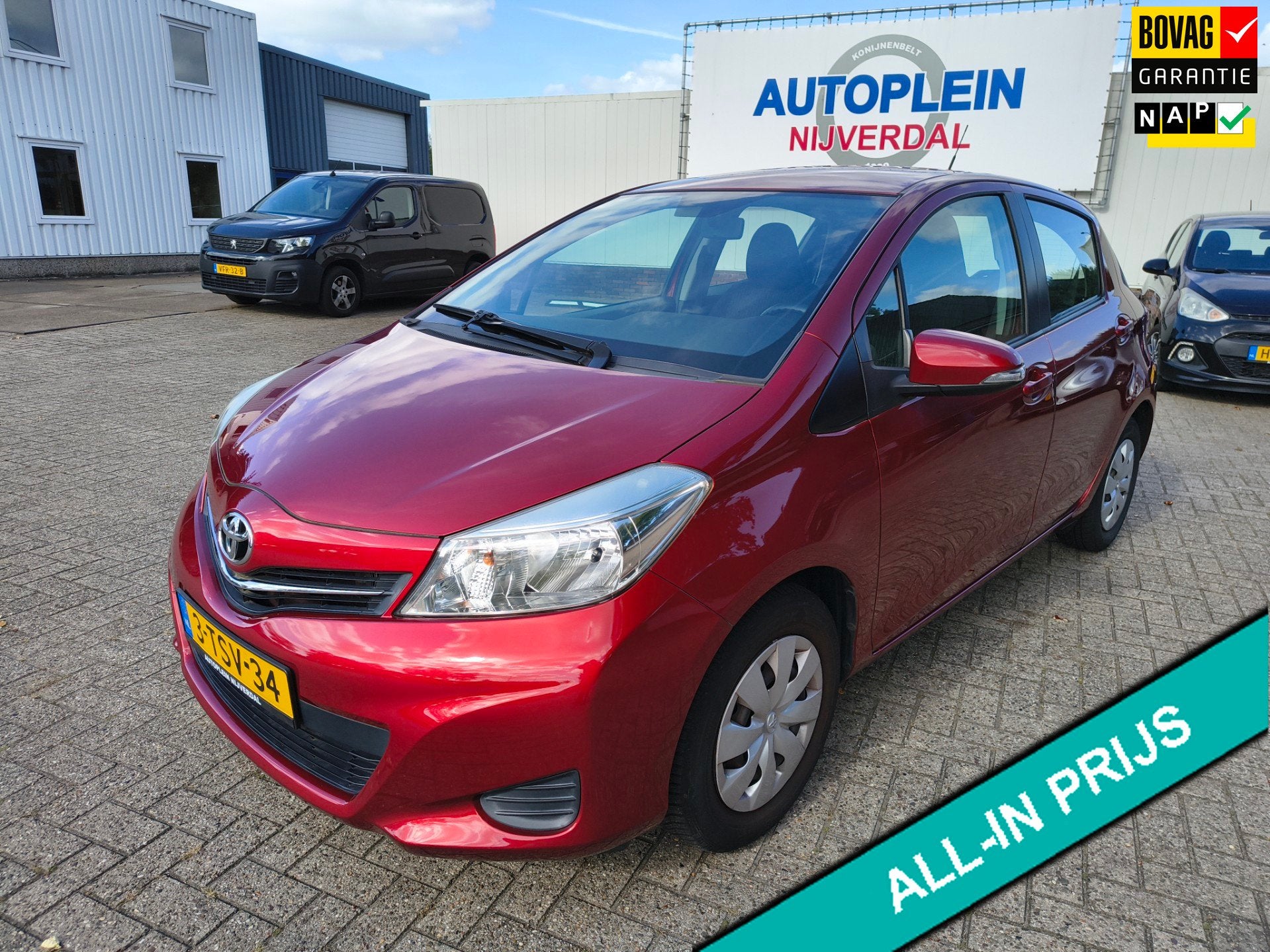Toyota Yaris 1.0 VVT-i Now nette maar ook zuinige yaris op a, Stof, Gebruikt, Origineel Nederlands, Bedrijf