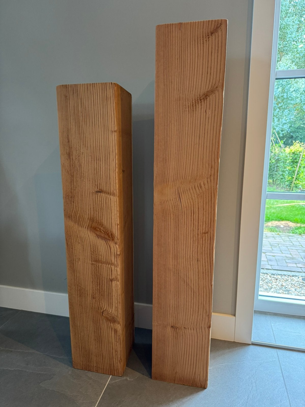 Douglas hout 20x20 cm en eikenhout zuilen balken, Ophalen, Nieuw
