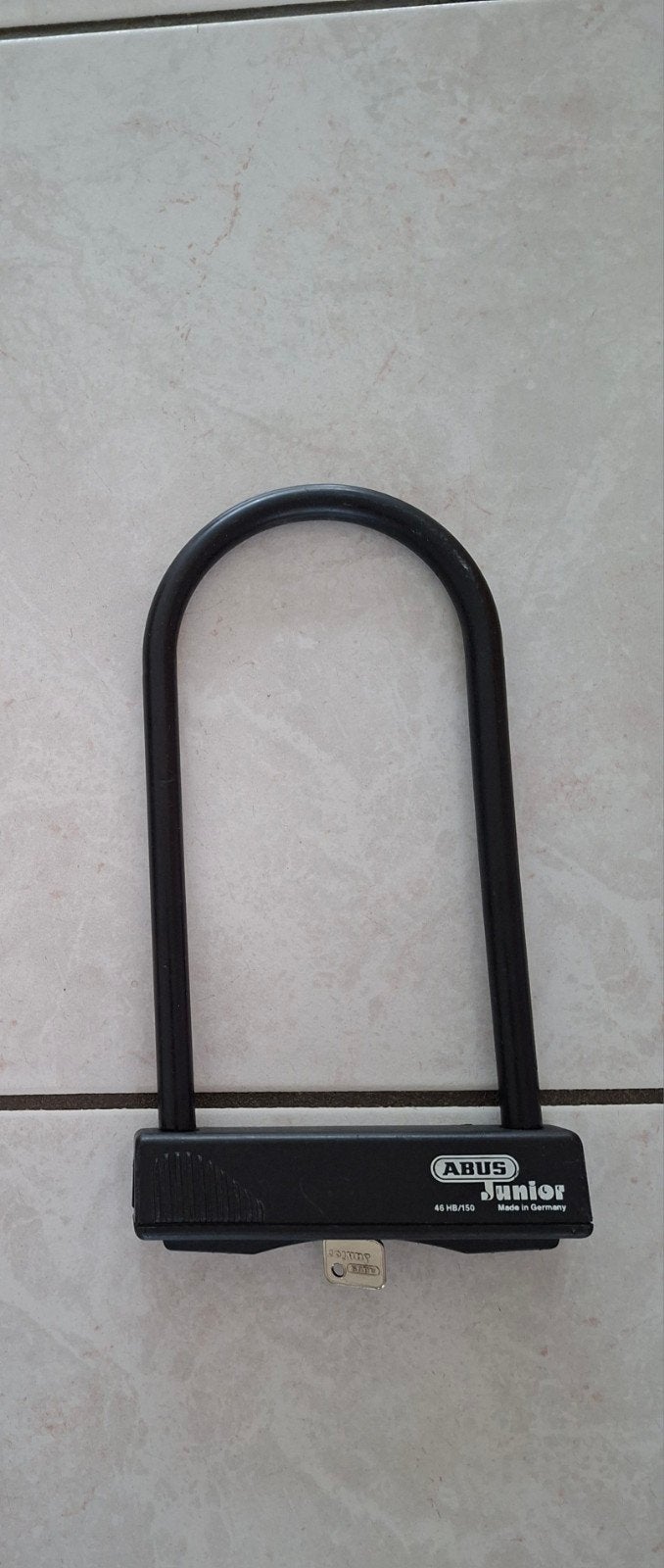 Abus fietsslot, Ophalen