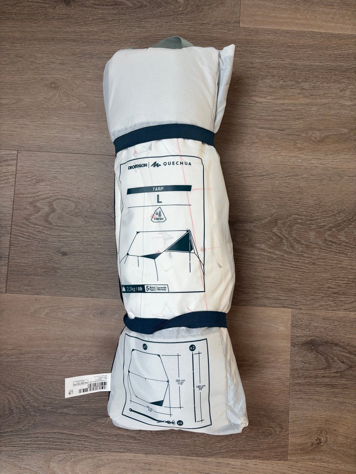 Decathlon Quechua Tarp Fresh L, Ophalen of Verzenden, Zo goed als nieuw, Tot en met 2