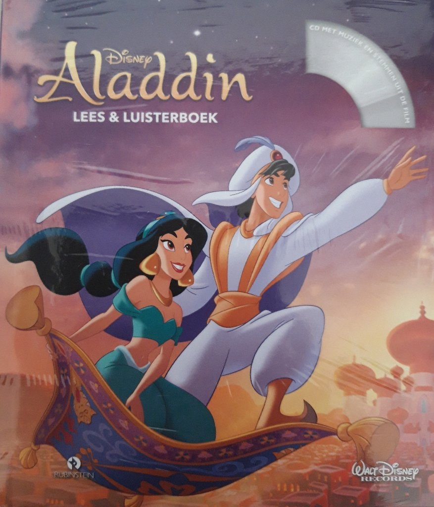 Aladdin Disney Lees & Luister Boek met CD NIEUW, Boeken, Ophalen of Verzenden, Disney, Cd, Kind