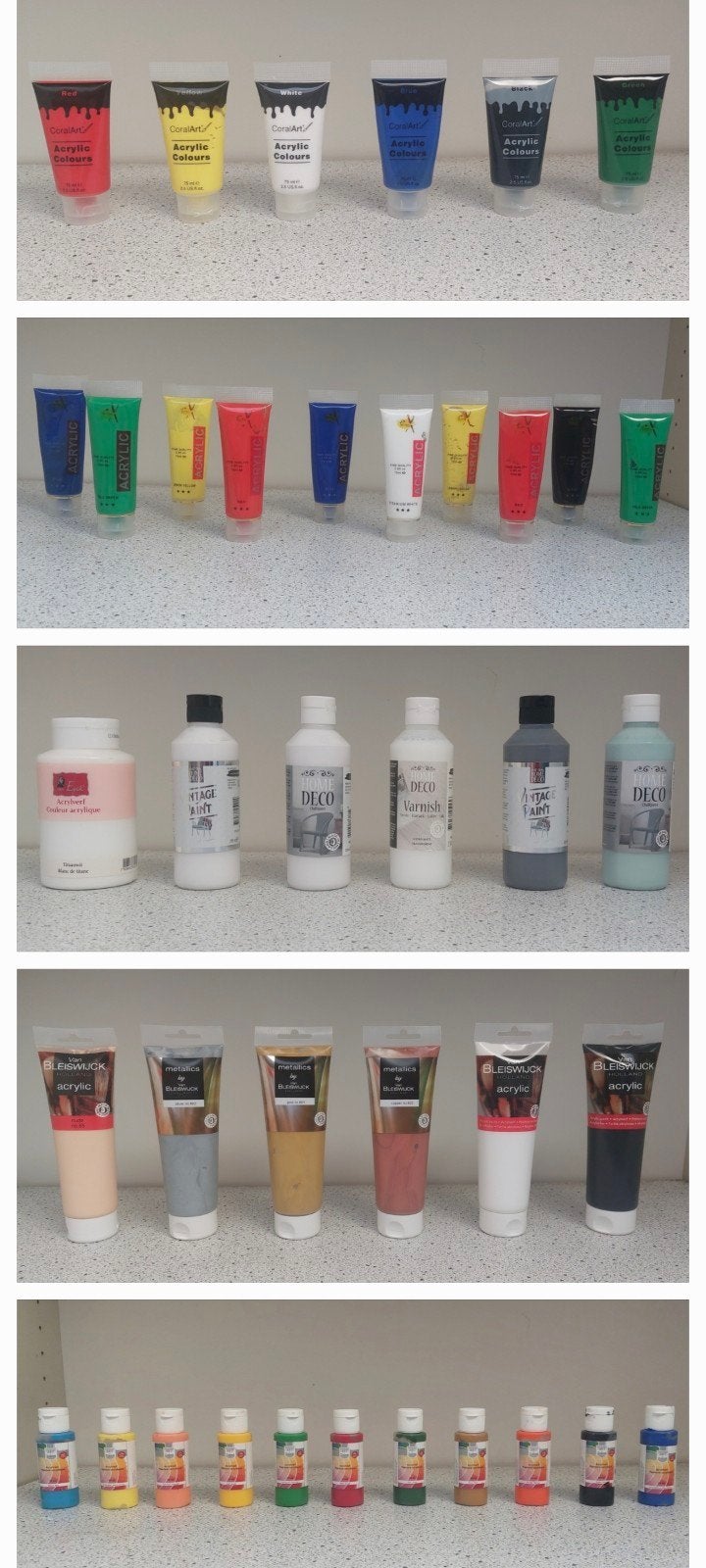 Diverse Acrylverf & Home Deco, Ophalen of Verzenden, Nieuw
