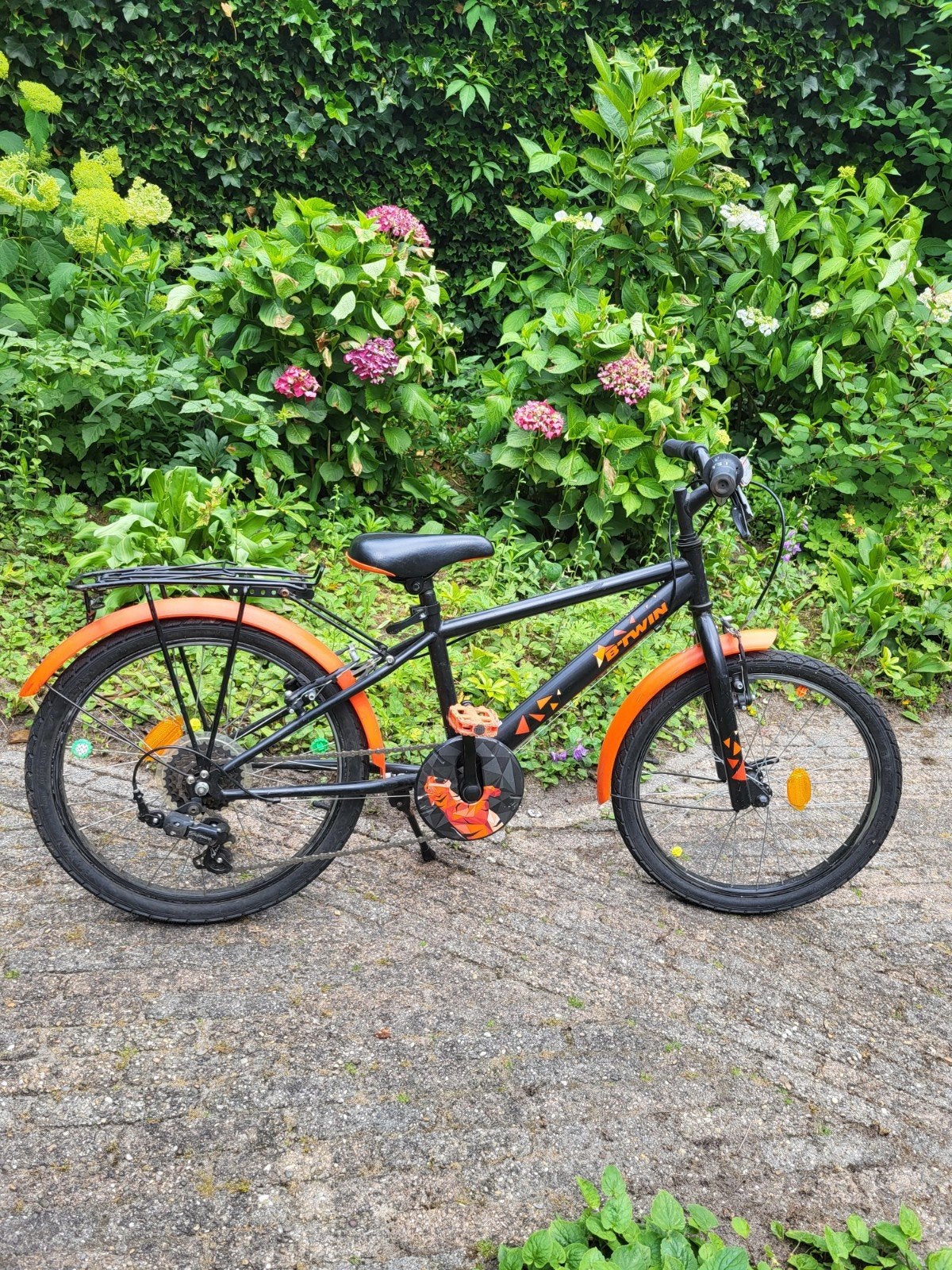 Jongensfiets fiets 24inch B'twin, Ophalen, Handrem, BTWIN, Gebruikt