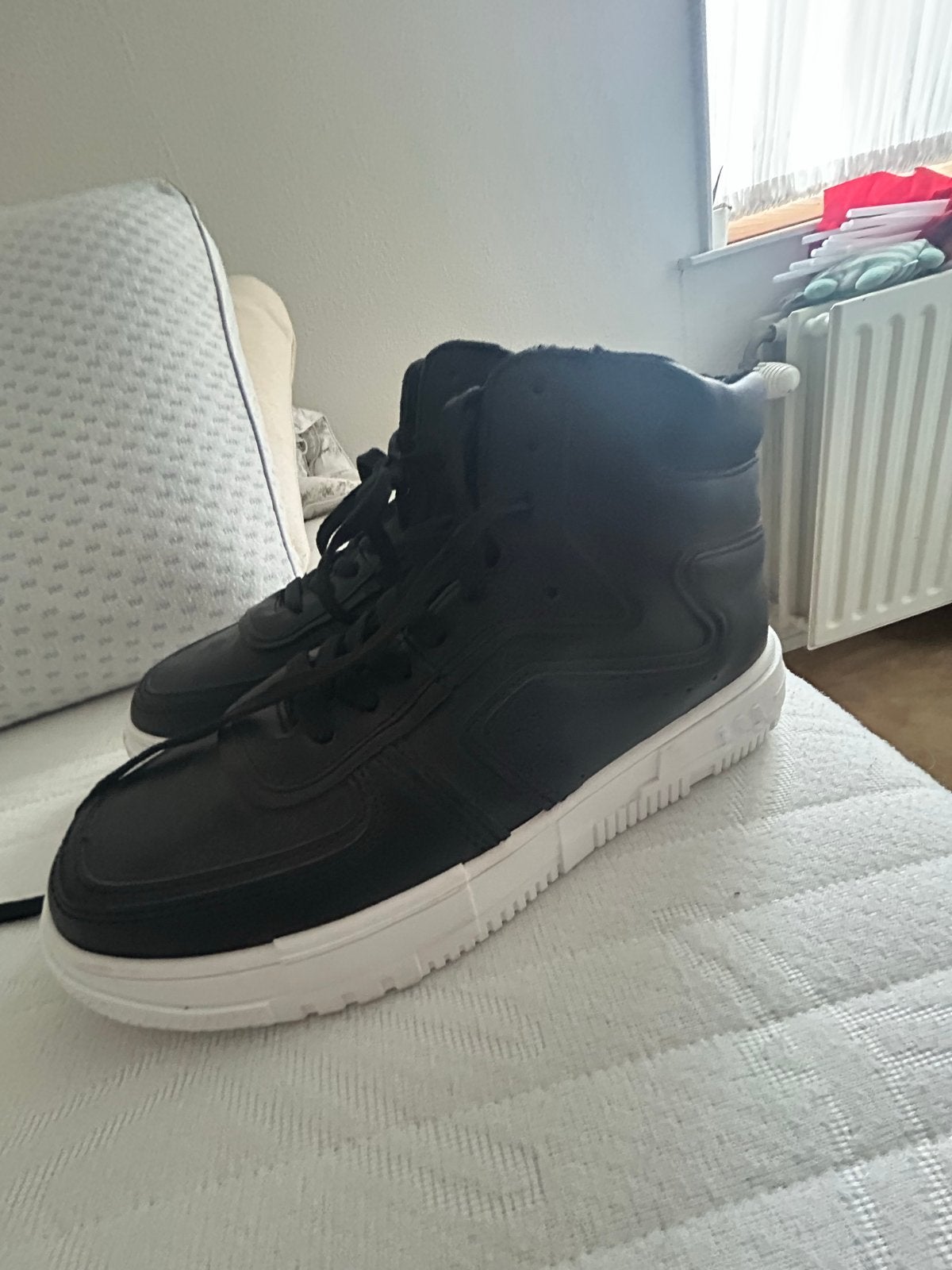 Zwarte hoge sneakers maat 40, Kleding | Dames, Schoenen, Ophalen of Verzenden, Zo goed als nieuw, Zwart, Sneakers of Gympen