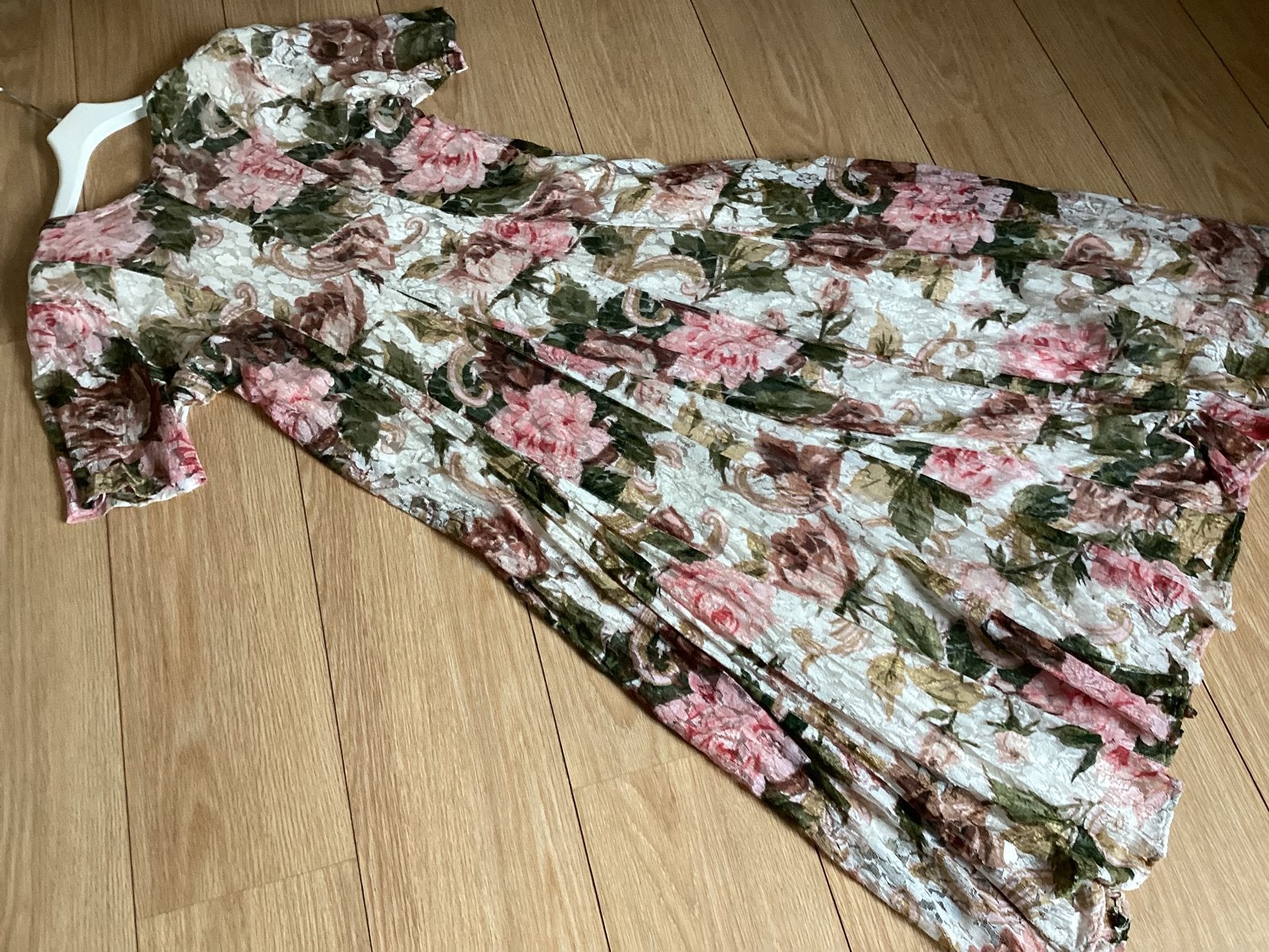 NOSTALGIA zomer lange jurk maat L. (50/52), Kleding | Dames, Ophalen of Verzenden, Zo goed als nieuw, Maat 46/48 (XL) of groter